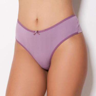 Imagem de Tanga Fio Duplo em Microfibra Cor:OrquídeaTamanho:GG - Kit Mania Linge