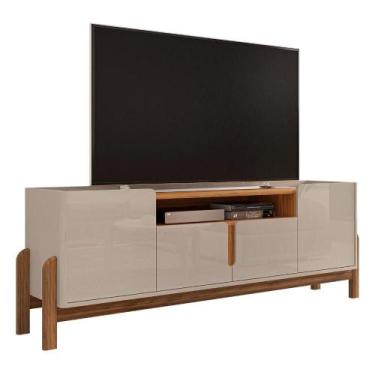 Imagem de Rack Bancada Para Tv Até 60 Polegadas 1,70m 4 Portas Luiza Madeirado/o