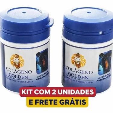 Imagem de Kit de 2 Frascos de Colágeno Golden com 30 Cápsulas de 500mg - no-bran
