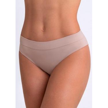 Imagem de Calcinha Básica Sem Costura Loba Lupo 40300, G, Natural