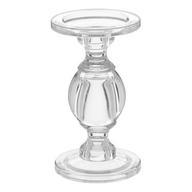 Imagem de CASTIÇAL 20x11x11cm VIDRO TRANSPARENTE