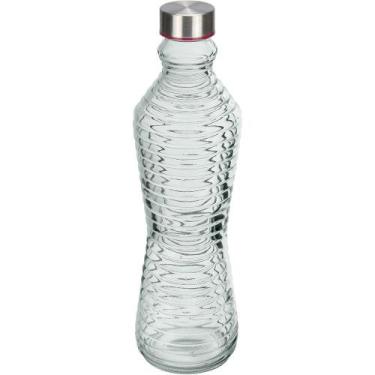 Imagem de Garrafa água Suco Home&co Vidro 1 Litro 31x9x9 Transparente - HOME & C
