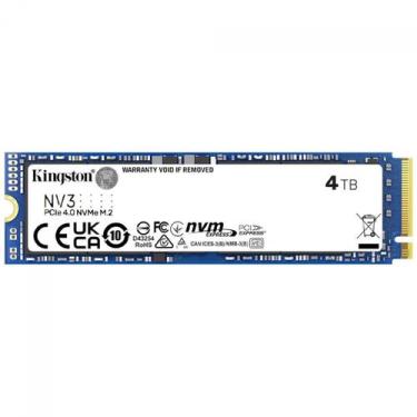 Imagem de SSD Kingston NV3, 4TB, M.2 NVMe, 2280, PCIe 4.0, Leitura 6000MBs e Gra