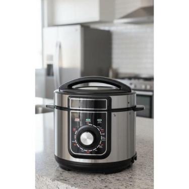 Imagem de Panela Pressão Elétrica 5L 900W Prática Segura Cozinha Rápid - Congrat