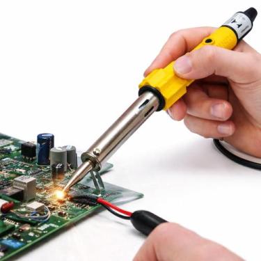 Imagem de Ferro Solda Profissional 100W 220V Tipo Lapis Com Aquecimento Rápido S