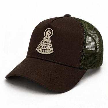 Imagem de Boné Country Trucker Cowboy Aba Curva Telinha Ajustável - - Bravus, Ma