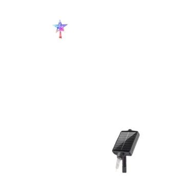 Imagem de Decoração De Árvore LED Em Cascata 2/3M Com Luzes De Cordão Estrela De