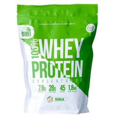 Imagem de Whey Pretein 100% Concentrado -  Po 1,8kg - Bio Suple, BA