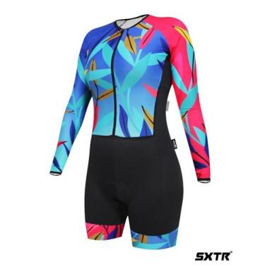 Imagem de Macaquinho Ciclismo Manga Longa Bali - SXTR - Sportxtreme, GG