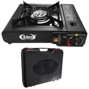 Imagem de Fogao Portatil fogareiro a gas com maleta - IDEA