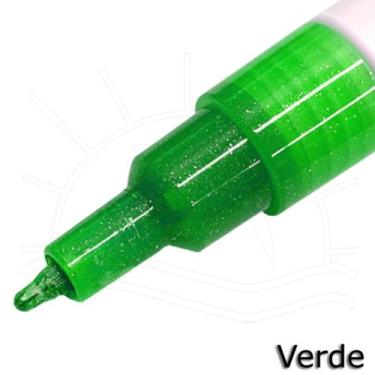 Imagem de Caneta Posca Uni-Ball PC-3ML Glitter, VERDE
