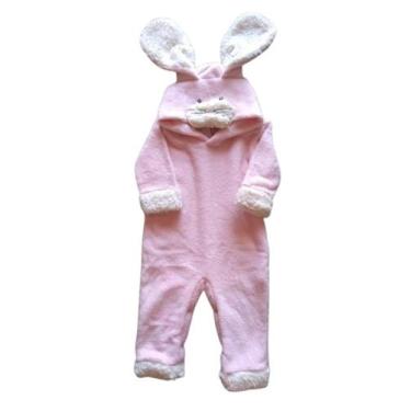 Imagem de Macacão Bebê Feminino Longo em Pelo Coelhinha TileeSul - TileSul, Rosa
