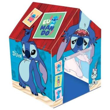 Imagem de Barraca infantil Casinha Stitch Disney 75x75x98 - LÍDER BRINQUEDOS