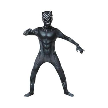 Imagem de Macacão Cosplay Pantera Negra - Fantasia para Crianças e Adultos - Hal