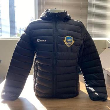 Imagem de Jaqueta Oficial Pato Futsal Puffer Acolchoada com Capuz - Inove Unifor