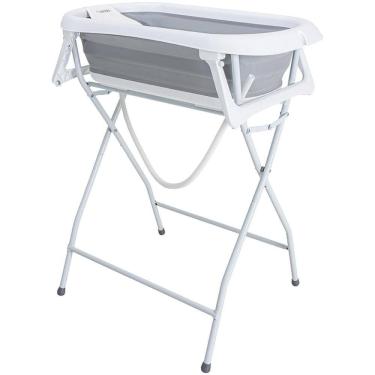 Imagem de Banheira de Bebê Kiddo Flex Plus Com Suporte Cinza