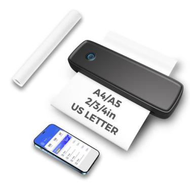 Imagem de Impressora Portátil Kebredi - Impressora Térmica Bluetooth Sem Fio