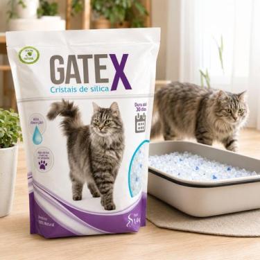 Imagem de Silica Gato Cristal Gatex 1,4kg Areia Controle Antiodor Pet