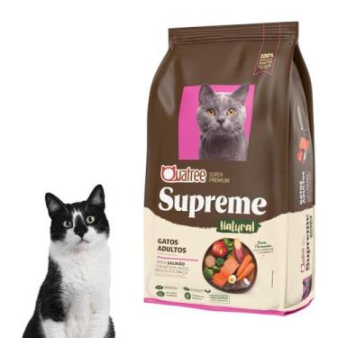Imagem de Kit 1 Unidade Da Ração Quatree Supreme Ração Para Gatos Adultos de Sal