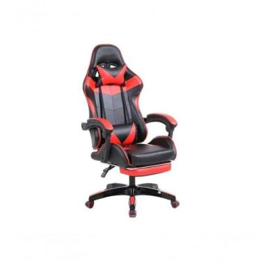 Imagem de Cadeira Gamer JX-1039R Prizi Encosto Reclinavel com Apoio Fixo para Br