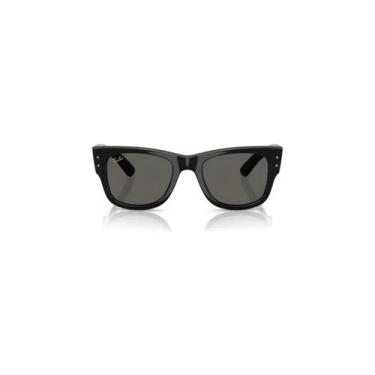 Imagem de Óculos de Sol RayBan Mega Wayfarer Preto AAP Rocky RB00840S Lente 51mm