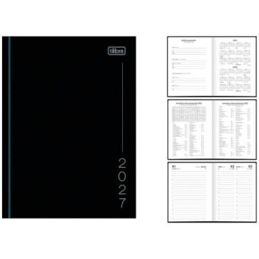 Imagem de Agenda 2026 Pepper Preta COST 160F 123X166 PCT.C/06 - Tilibra