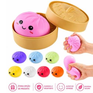 Imagem de Dumplings Taba Squishy Bolinha Anti Estresse Squash