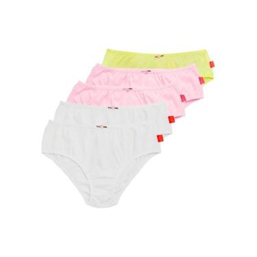 Imagem de Kit com 5 Calcinhas Infantil Sanny 222962, Amarelo, 8