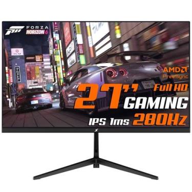 Imagem de Monitor Gamer SuperFrame Precision, 27 Pol, Flat, Full HD, IPS, 1ms, 2