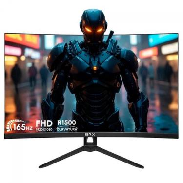 Imagem de Monitor Gamer BRX Xtreme, 27 Pol, Full HD, Curvo, 165Hz, VA, HDMI/DP, 