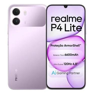 Imagem de Realme P4 Lite 4G 4GB RAM 256GB Roxo Oferta 2026