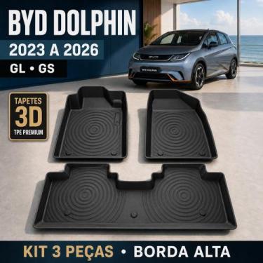 Imagem de Jogo de Tapetes Com 3 Peças Premium Bandeja De Borracha Tpe 3D Para BY