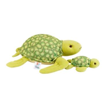 Imagem de Pelucia Mamãe Tartaruga e Filhote Incriveis 35cm!