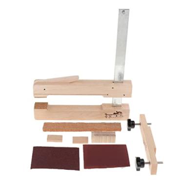 Imagem de YIJU 1 conjunto de ferramentas clássicas de reparo de guitarra, grampo de barra de borda, guitarra de madeira prática