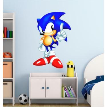 Adesivo de Parede Infantil Sonic Mod. 1