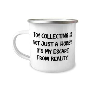 Imagem de Presentes de coleção de brinquedos brilhantes, a coleção de brinquedos não é apenas um hobby. It's My Escape From Reality, Caneca legal de 355 ml para amigos de