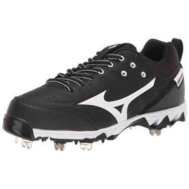 Imagem de Mizuno Chuteira feminina 9-spike 9 Spike Swift 7 Low Metal Softball Cleat, Preto/Branco, 43 BR
