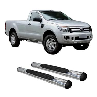 Imagem de Estribo Ranger 1995 a 2012 OVAL OBLONGO CROMADO C/S