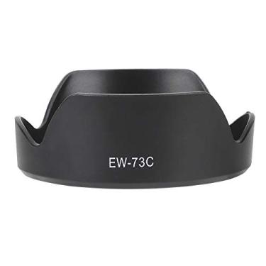 Imagem de Bindpo EW73C Para-sol para lente de câmera, capa de substituição à prova de chuva para EF-S 10-18 mm f/4.5-5.6 é STM