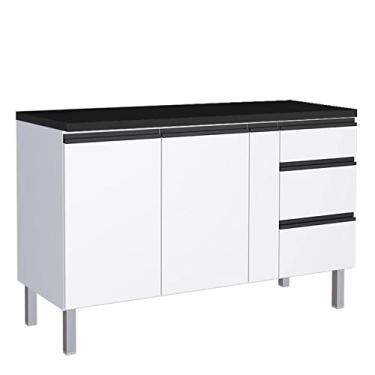 Imagem de Balcão de Aço 150 Gaia com Tampo Cozimax Branco