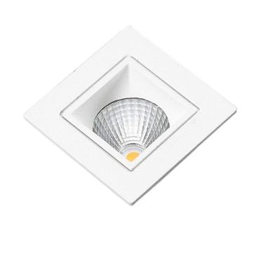 Imagem de Spot Led de Alumínio Jan 6cmx9,5cmx9,5cm Bella Iluminação 5W - caixa com 2 Unidade - Branco