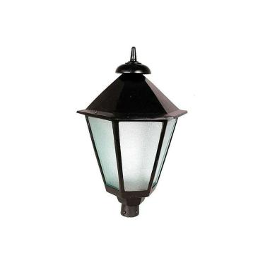 Imagem de Luminária Colonial para Poste Italiana Grande em Alumínio
