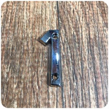 Imagem de Número 1 Residencial Pequeno para Apartamento Cromado