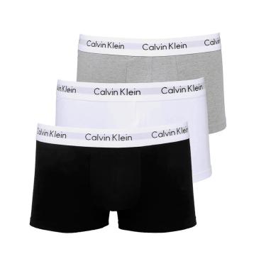 Imagem de Kit 3 Cuecas Low Rise Trunk Algodão Calvin Klein U2664