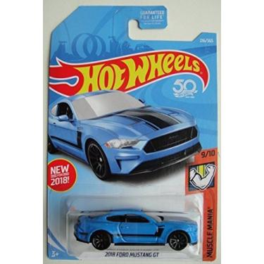 Imagem de Hot Wheels 2018 50th Anniversary Muscle Mania 2018 Ford Mustang GT 216/365, Blue