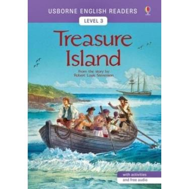 Imagem de Treasure Island - Usborne English Readers - Level 3 - Book With Activi