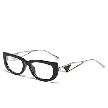 Imagem de Óculos de sol retrô olho de gato armação pequena óculos de sol ocos moda masculina e feminina óculos de tiro de rua, 6, tamanho único