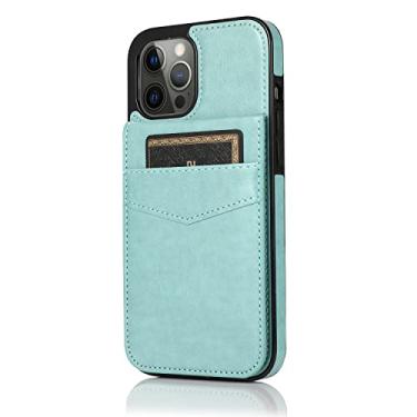 Imagem de A capa de telefone skin Holder é compatível com a capa de telefone multifuncional plug-in iPhone 14 Pro Max para iPhone 11 12 13 Pro Max Mini XS X XR 6 7 8 Plus (iPhone14 Plus, verde)