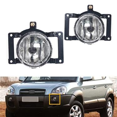 Imagem de JESYMBX Acessórios automotivos esquerdos Lâmpada de para-choque dianteiro Lâmpada de condução Conjunto de lâmpada de neblina para Hyundai Tucson 2005 2006 2007 2008 2009 92202-2E000 92201-2E000