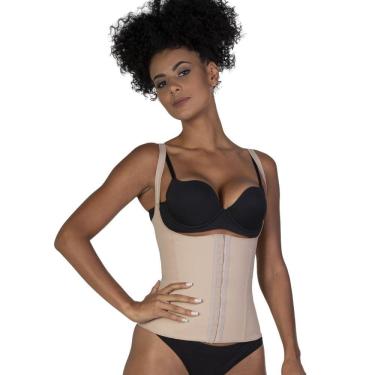 Imagem de Corselet Modelador De Cotton - Cor: Chocolate - Tamanho: Eg